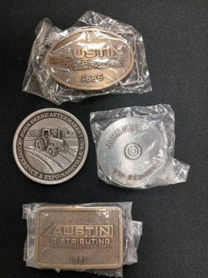 (7) Commemorative Advertising Belt Buckles - 3