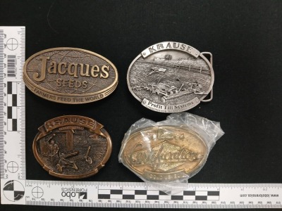 (7) Commemorative Advertising Belt Buckles - 6