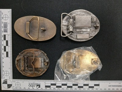 (7) Commemorative Advertising Belt Buckles - 7