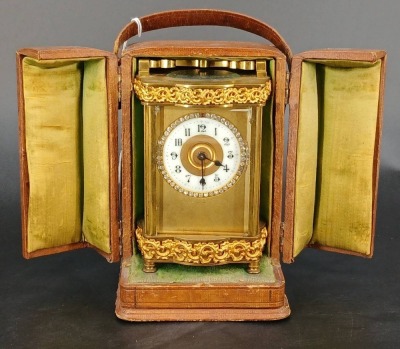 Carriage Clock with Protective Case