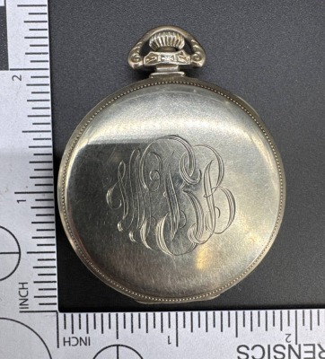 Hamilton Pocket Watch with 14k Gold-Filled Case - 3