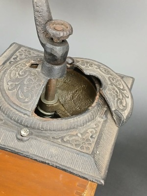 Cast Iron and Wood Coffee Grinders - 6