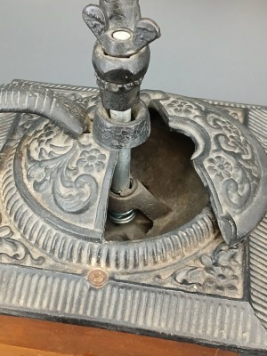 Cast Iron and Wood Coffee Grinders - 7