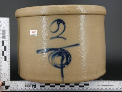 Red Wing 2-Gallon Stoneware Crock - 6