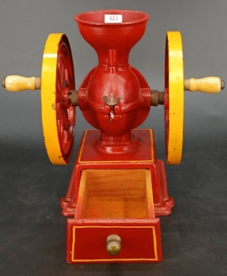 John Wright Inc. Cast Iron Coffee Mill - 2