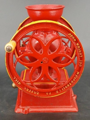 John Wright Inc. Cast Iron Coffee Mill - 3