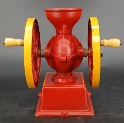 John Wright Inc. Cast Iron Coffee Mill - 4