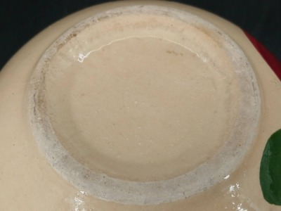 (4) Watt Pottery Apple Mixing Bowls - 15