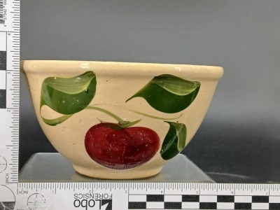 (4) Watt Pottery Apple Mixing Bowls - 18