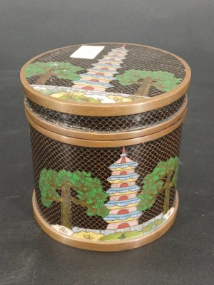 (4) Cloisonn&Atilde;&copy; Decorative Vessels - 8
