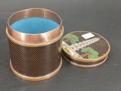 (4) Cloisonn&Atilde;&copy; Decorative Vessels - 9