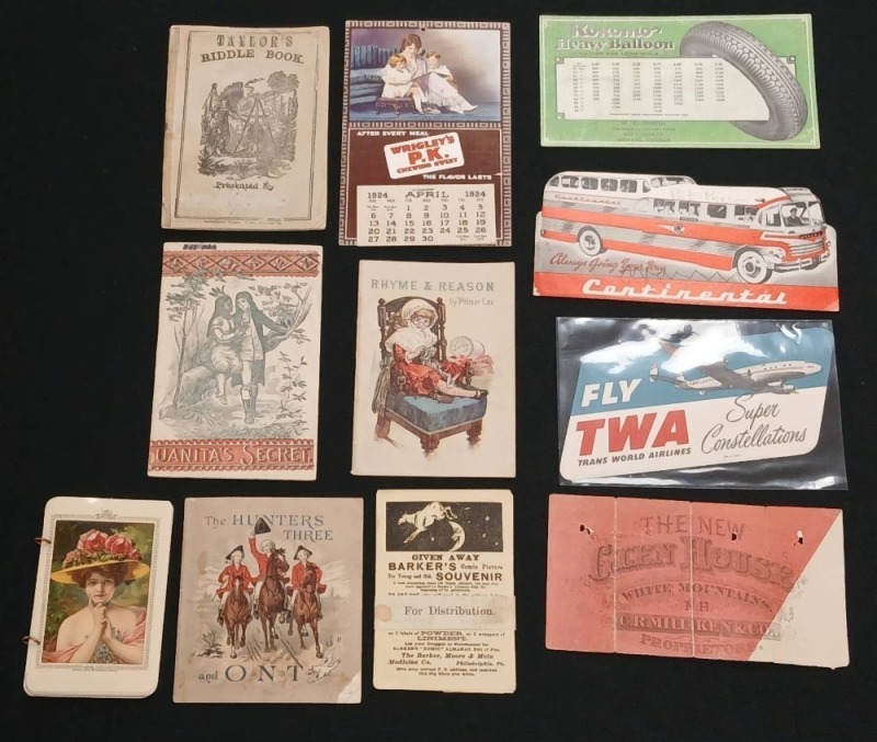 Ephemera With Various Themes
