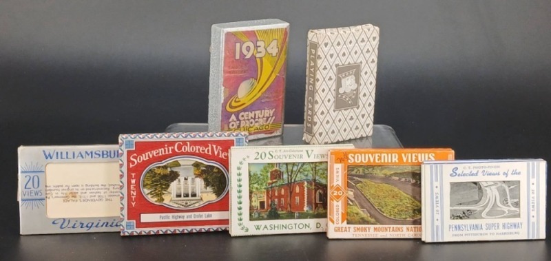 Souvenir Colored Views Booklets and Playing Cards