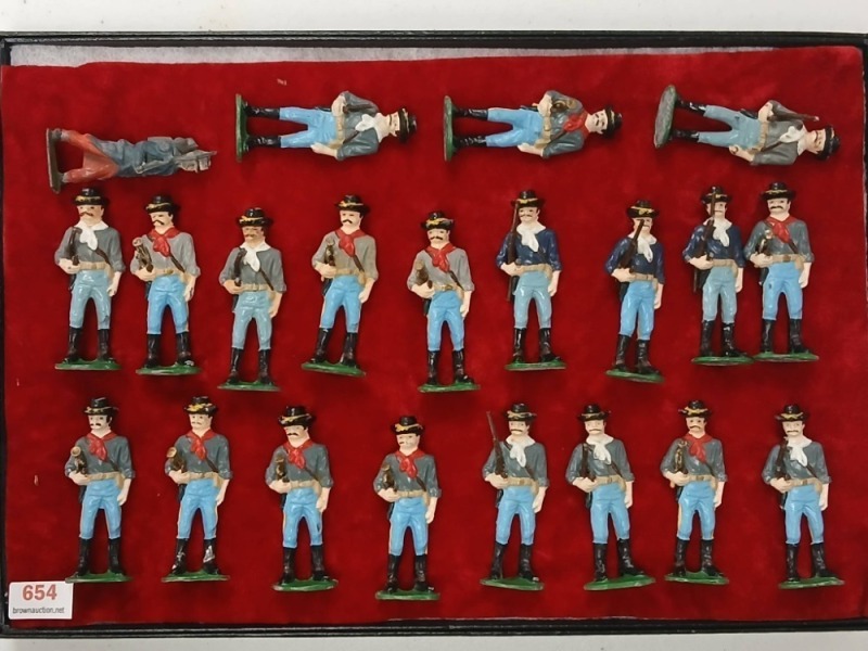 Painted Metal Soldier Figurines