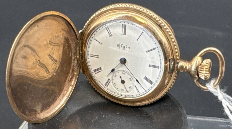 Elgin Gold Pocket Watch, Illinois Case