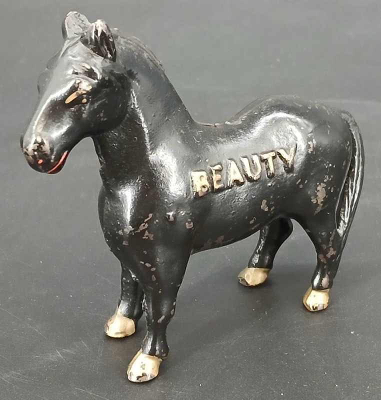 Cast Iron 'Beauty' Horse Still Bank