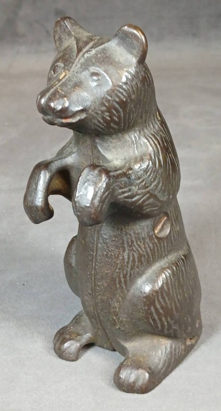 A.C. Williams Cast Iron Begging Bear Bank