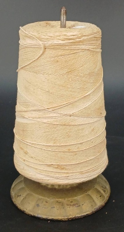 Large Industrial Thread Spool on Base