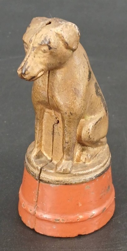 A.C. Williams Cast Iron Dog Still Bank