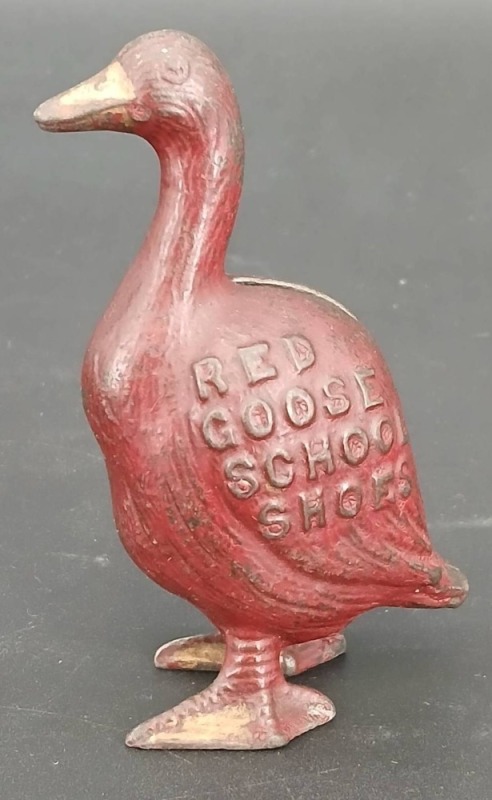 Red Goose School Shoes Cast Iron Bank