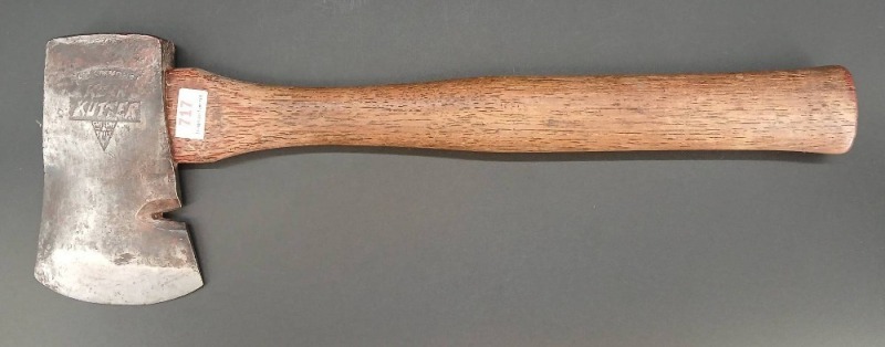 Mrkd. Keen Kutter Hatchet With Wooden Handle
