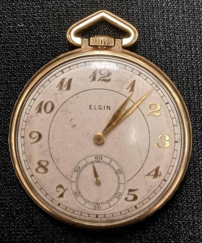Elgin 15-Jewel Gold Pocket Watch