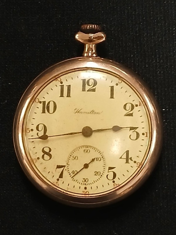 Hamilton Gold-Filled Pocket Watch