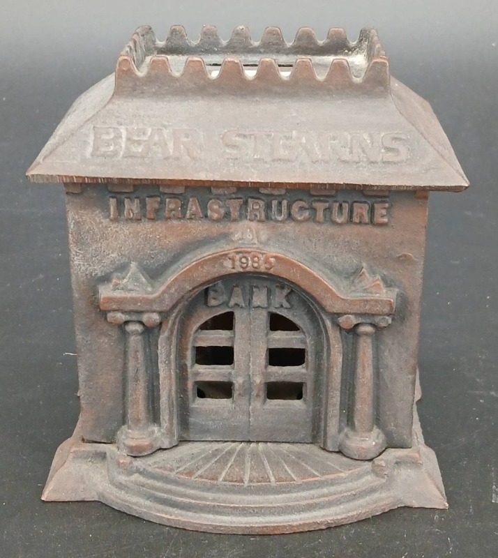 Cast Iron Bear Stearns Bank