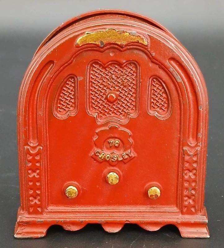 Kenton Toys Cast Iron Radio Bank