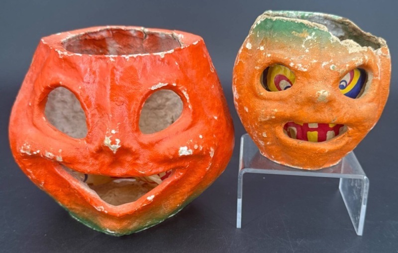 Paper Mache Halloween Lanterns
