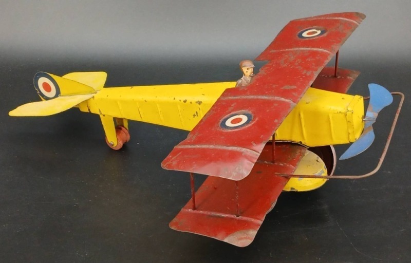 Kingsbury Mfg. Bi-Plane Toy