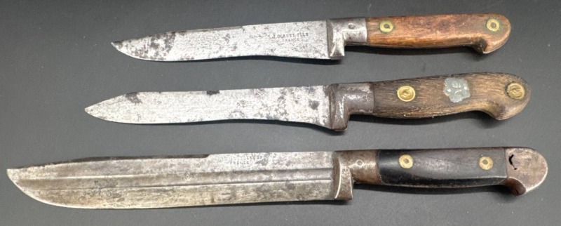 (3) Vintage French Knives