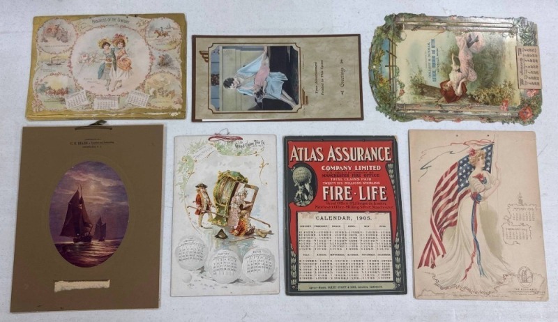 (7) 19th-20th Century Calendars
