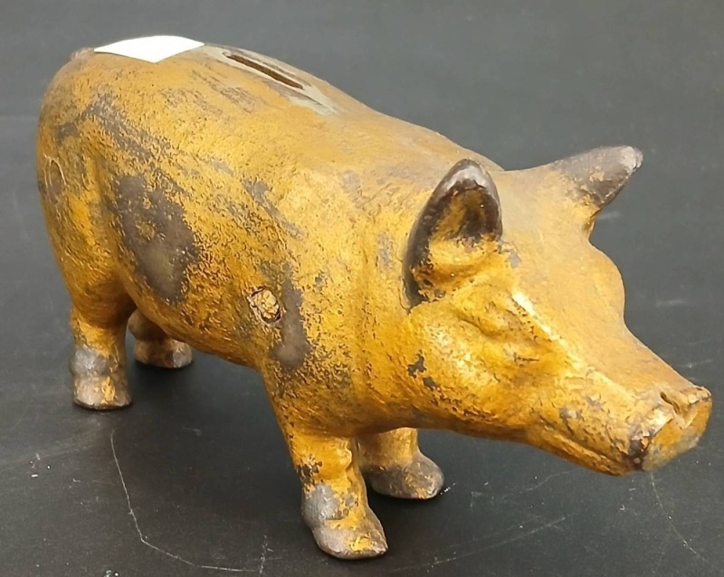 Cast Iron Pig Bank
