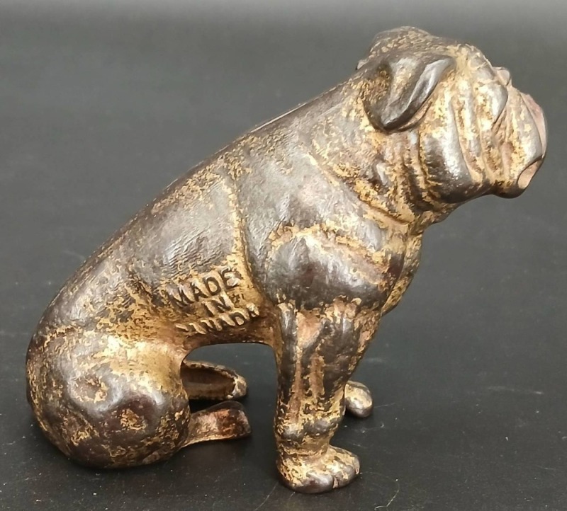 Made in Canada Cast Iron Bulldog Bank