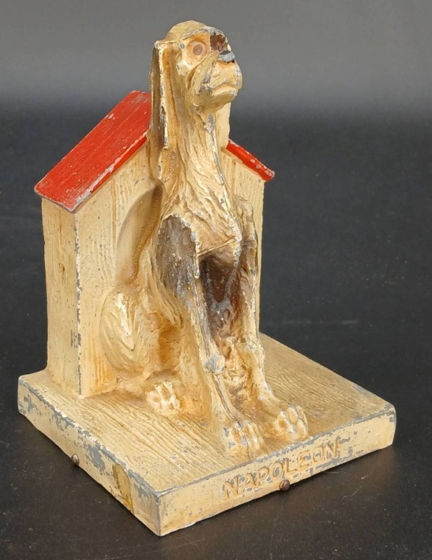 Cast Iron Dog House Coin Bank