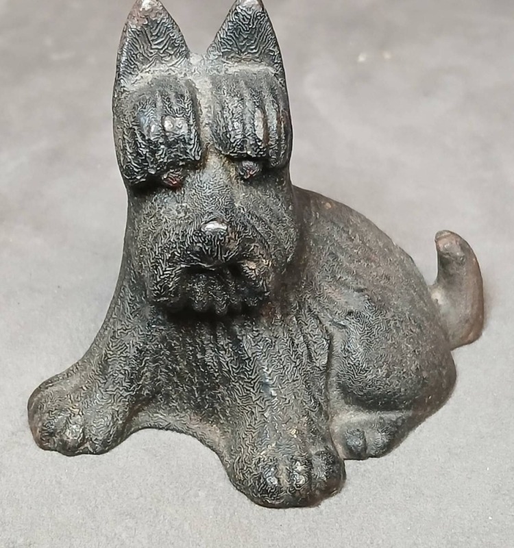 Cast Iron Fala Dog Coin Bank