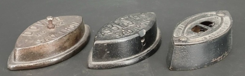 (3) Cast Iron Sad Irons
