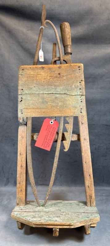 Early 1800s Hand-Made Ice Fishing Tools
