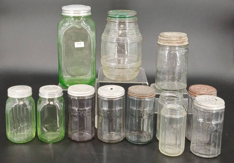 Vintage Glass Jars and Lids