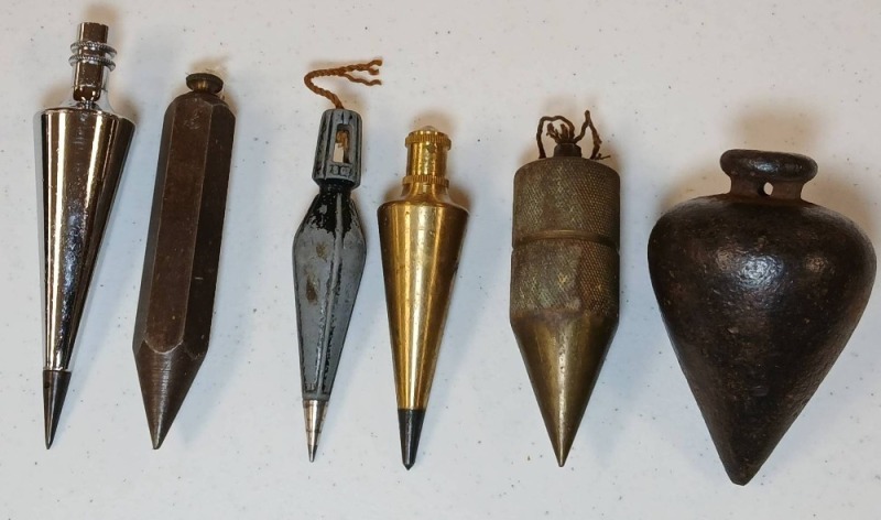 (6) Assorted Plumb Bobs