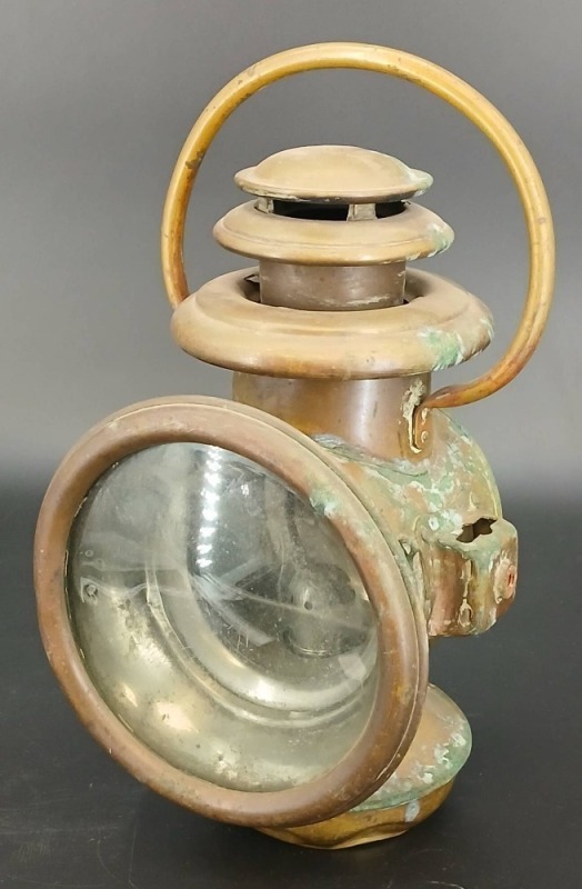 Brass Era Car Headlight, Circa 1910
