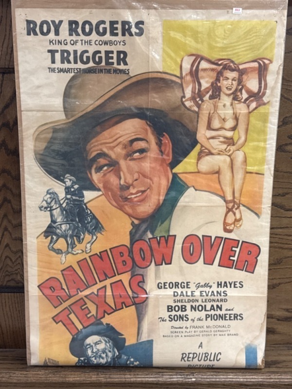 Roy Rogers Rainbow Over Texas Poster