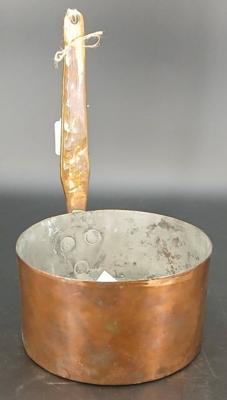 1830s French Copper Pot with Zinc Lining