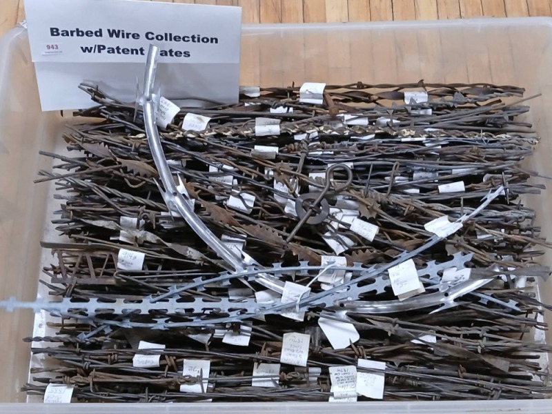 Barbed Wire Collection with Patent Dates