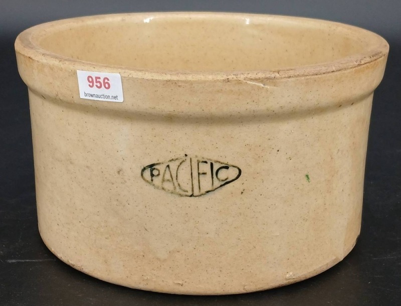 Pacific Stoneware Crock with Ink Logo