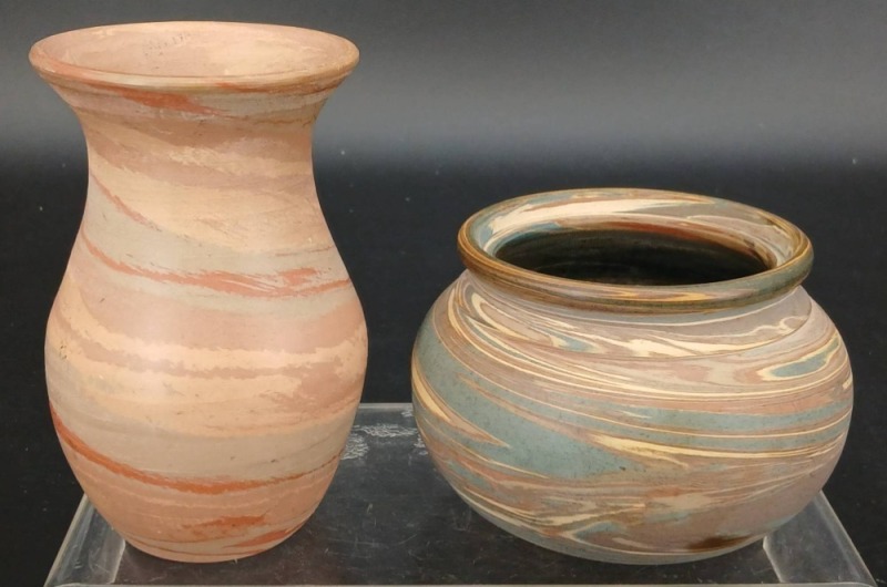 (2) Niloak Pottery pcs.