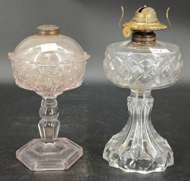 (2) EAPG Oil Lamps