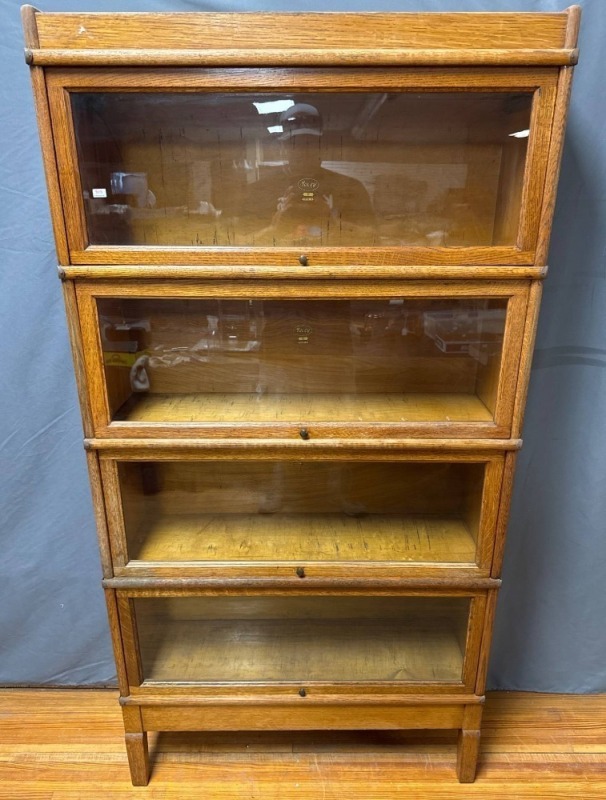 Macey Oak Barrister Bookcase