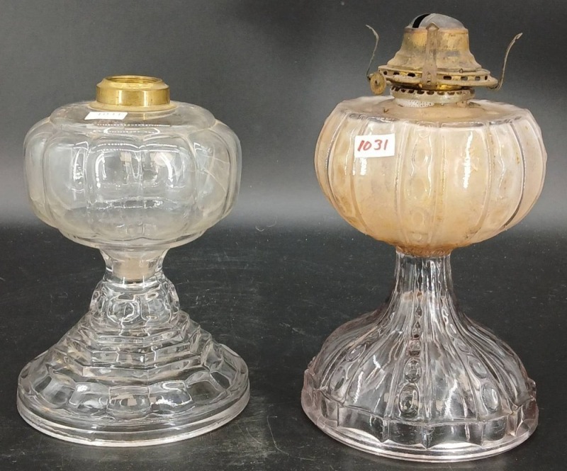 (2) EAPG Oil Lamps with Burners